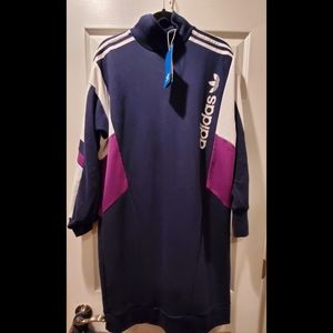 Adidas blue sweatshirt Dress